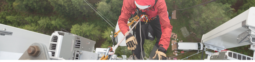 Man working at height