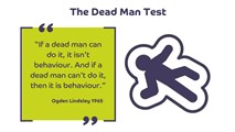 Quote about the Dead Man Test 